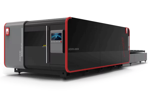 maquina de corte a laser de chapa de metal cabinada