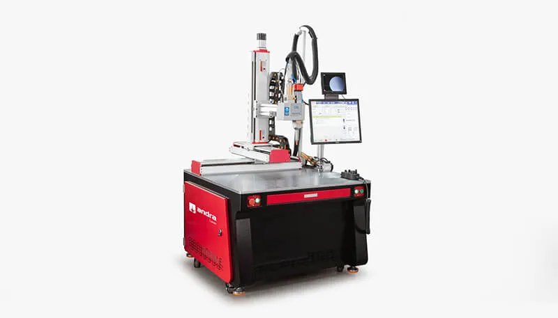 Máquina Solda Laser Bancada Dispositivo Giratório